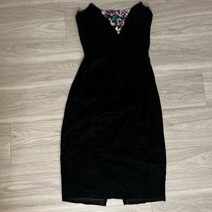 Gunne Sax by Jessica McClintock black cocktail evening dressy Prom Wedding